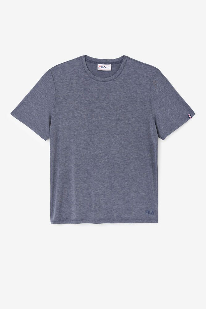 Fila T-Shirt Mens Grey - Commuter - Philippines 0493756-QF